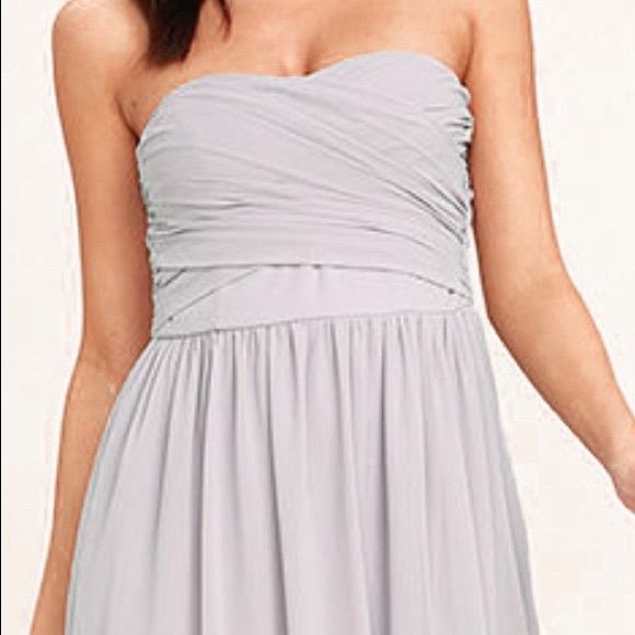 All Afloat Strapless Maxi by Lulu’s - Picture 5 of 8